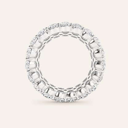 9CT Pear Cut Lab Grown Diamond Eternity Ring