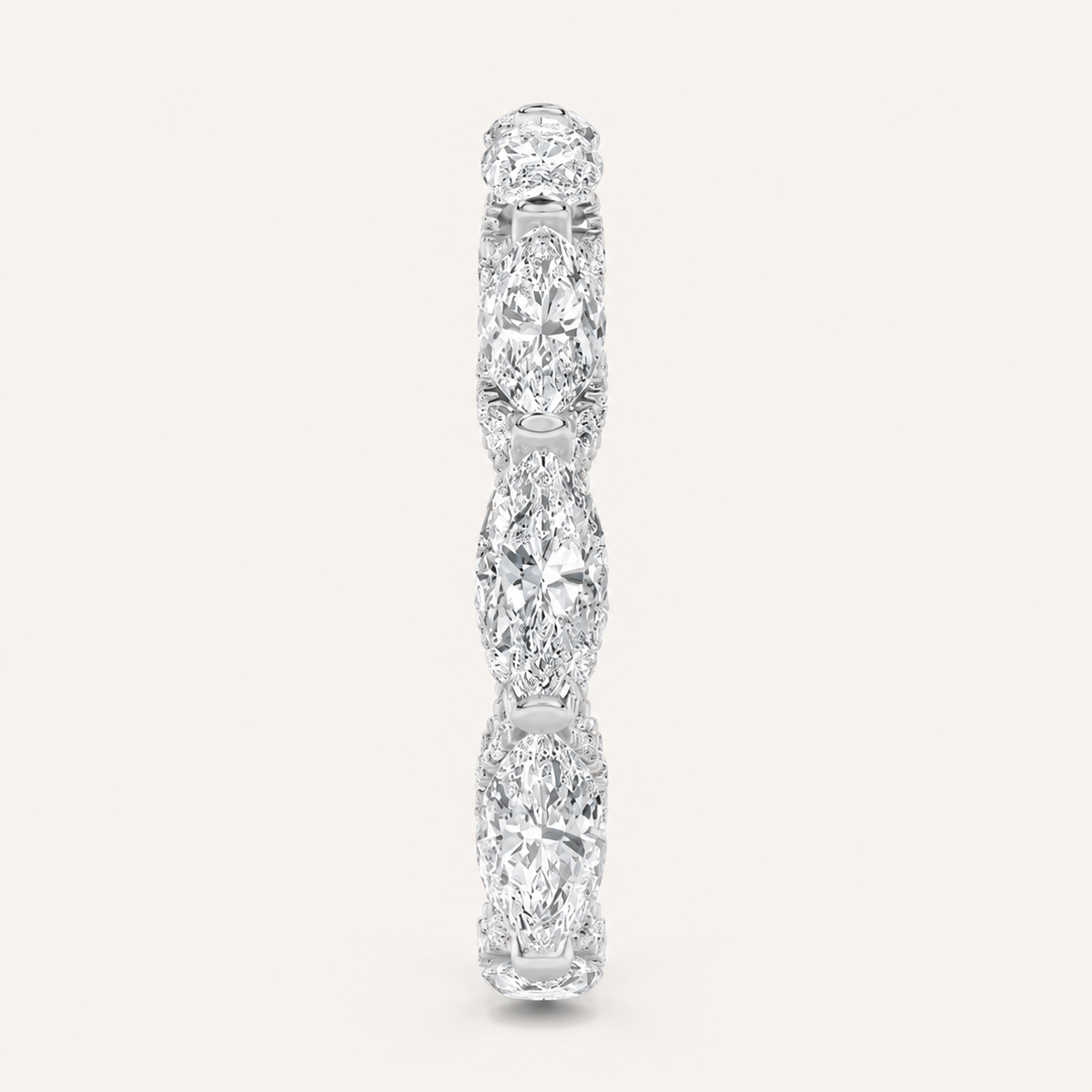 2.5CT Marquise Cut Lab Grown Diamond Eternity Ring