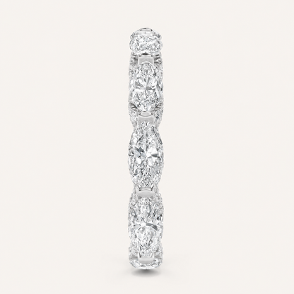 2.5CT Marquise Cut Lab Grown Diamond Eternity Ring