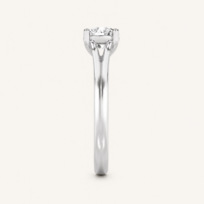 2.00 CT Round Cut Lab Grown Diamond Split Shank Solitaire Ring