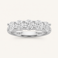 1 CT Round Cut Lab Grown Diamond Band Ring