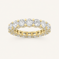 5CT Round Cut Lab Grown Diamond Eternity Band Ring