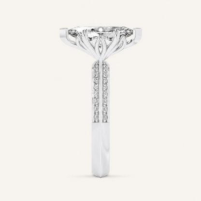 2.50 CT Marquise Cut Lab Grown Diamond Solitaire Ring
