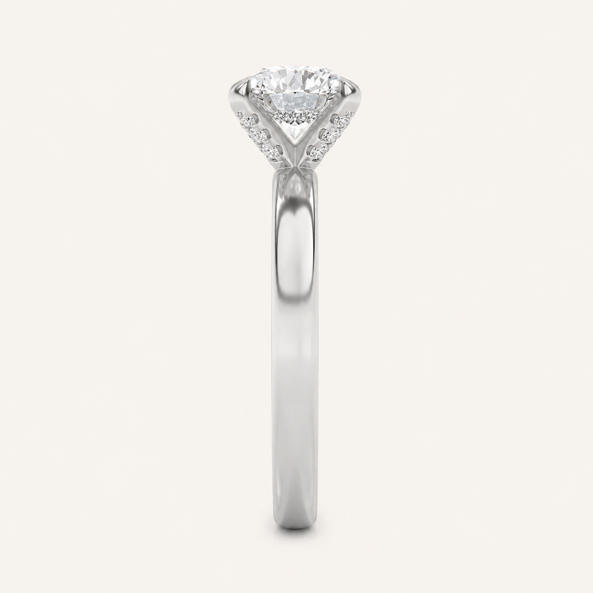 2.00 CT Round Cut Lab Grown Diamond Solitaire Ring