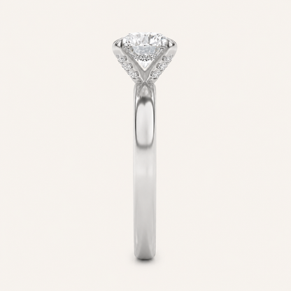 2.00 CT Round Cut Lab Grown Diamond Solitaire Ring