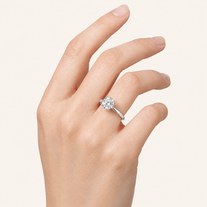 2.00 CT Round Cut Lab Grown Diamond Solitaire Ring