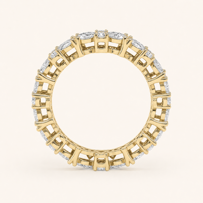 3CT Marquise Cut Lab Grown Diamond Eternity Ring