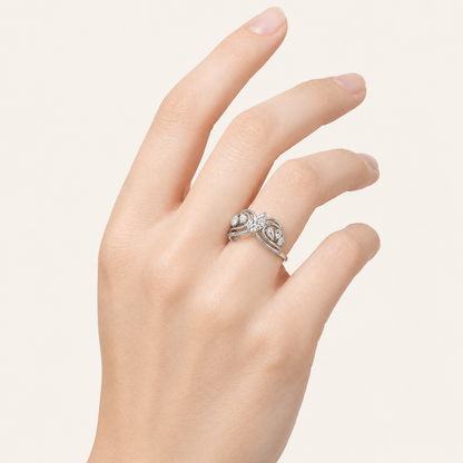 2.00 CT Pear Cut Lab Grown Diamond Seven Stone Fashion Cluster Ring