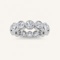 3.5CT Round Cut Lab Grown Diamond Eternity Ring