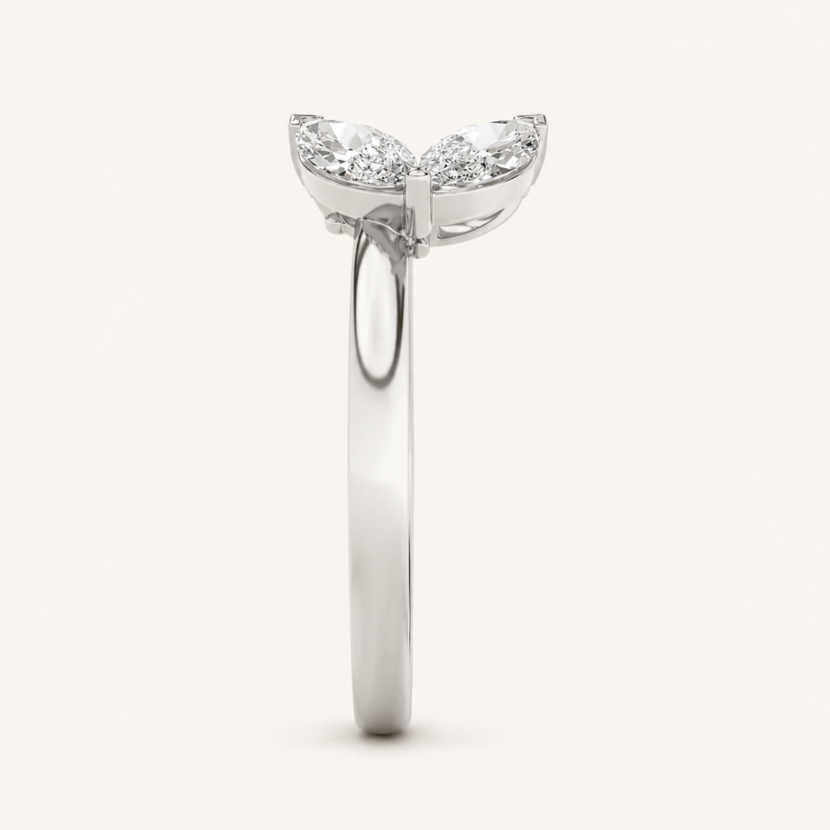 1.00 CT Marquise Cut Lab Grown Diamond Wrap Ring