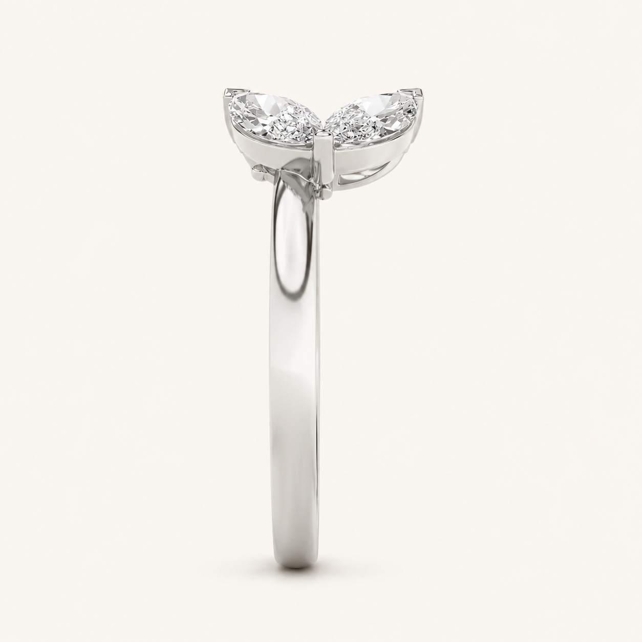 1.00 CT Marquise Cut Lab Grown Diamond Wrap Ring