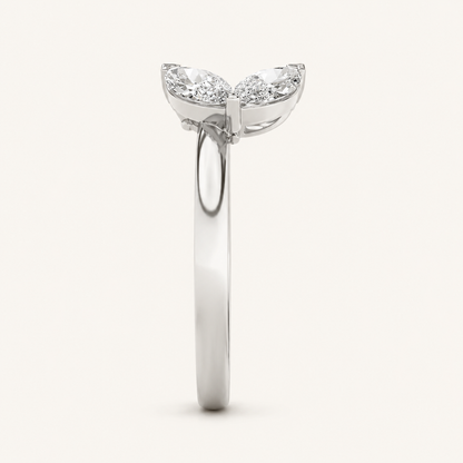 1.00 CT Marquise Cut Lab Grown Diamond Wrap Ring
