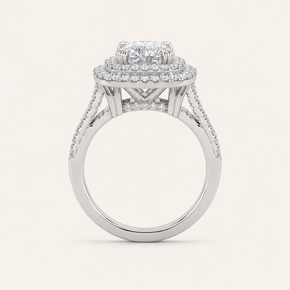 1.75CT Round Cut Lab Grown Diamond Engagement Ring