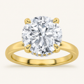 3.50 CT Round Cut Lab Grown Diamond Classic Solitaire Engagement Ring