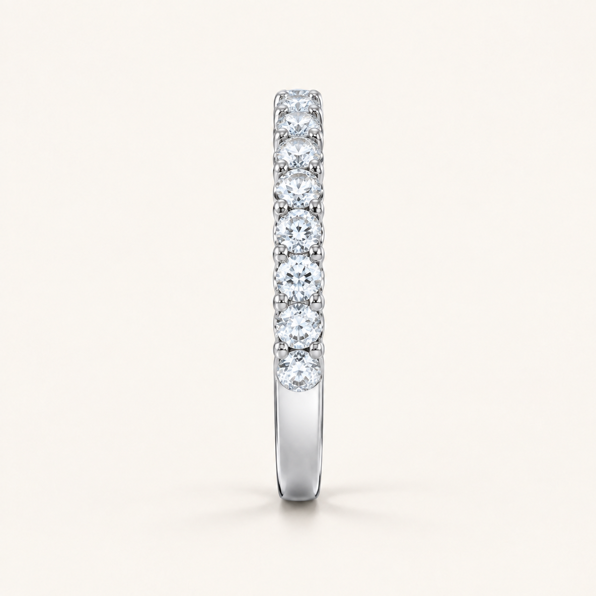 1.00CT Round Cut lab Grown Diamond Enhancer Ring