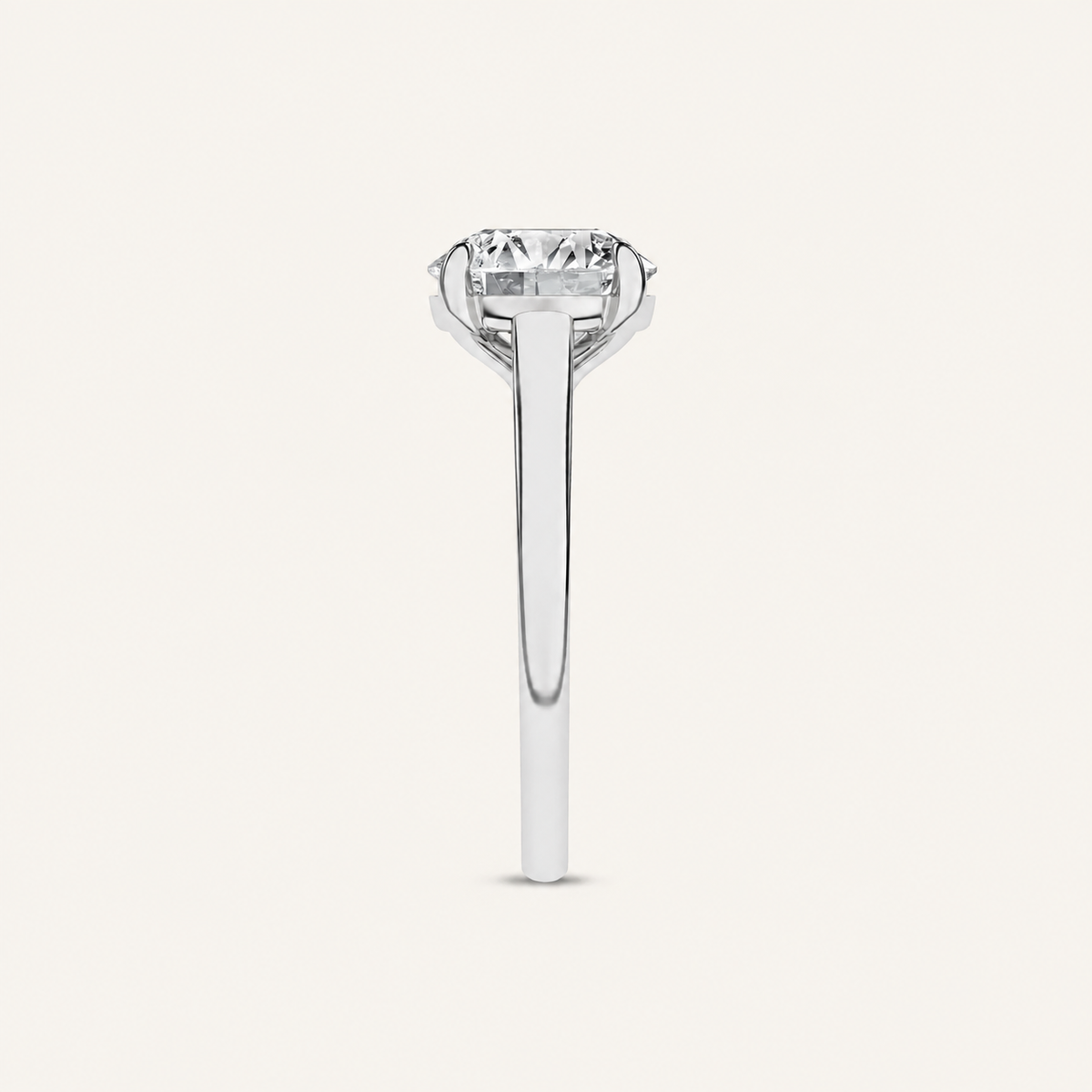 1.00CT Round Cut Lab Grown Diamond Solitaire Ring