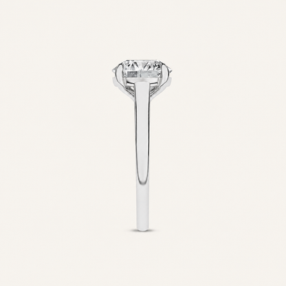 1.00CT Round Cut Lab Grown Diamond Solitaire Ring