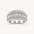 2.00CT Round Cut Lab Grown Diamond Enhancers Band