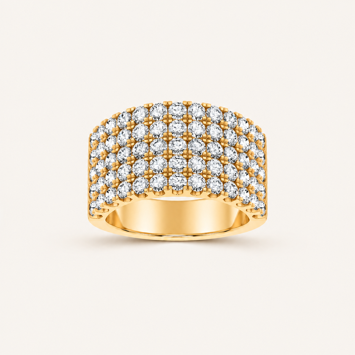 3.00CT Round Cut Lab Grown Diamond Enhancer Band