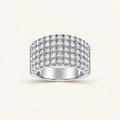 3.00CT Round Cut Lab Grown Diamond Enhancer Band