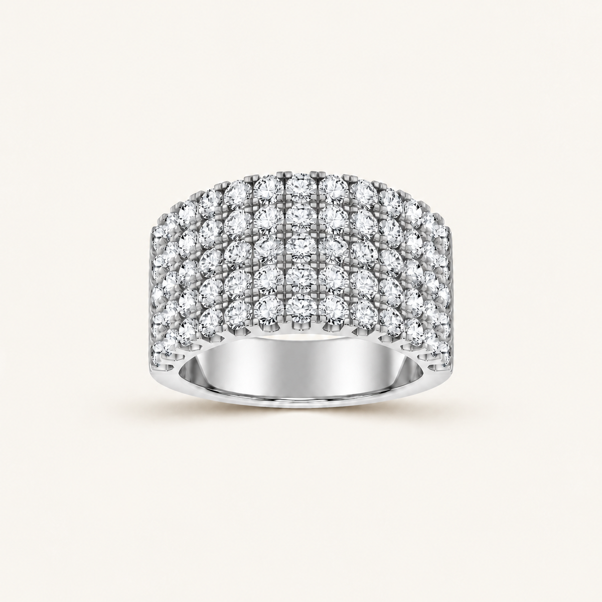 3.00CT Round Cut Lab Grown Diamond Enhancer Band
