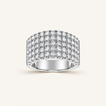 3.00CT Round Cut Lab Grown Diamond Enhancer Band