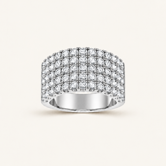 3.00CT Round Cut Lab Grown Diamond Enhancer Band
