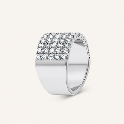 3.00CT Round Cut Lab Grown Diamond Enhancer Band
