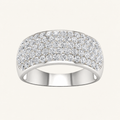 1.00CT Round Cut Lab Grown Diamond Enhancers Band