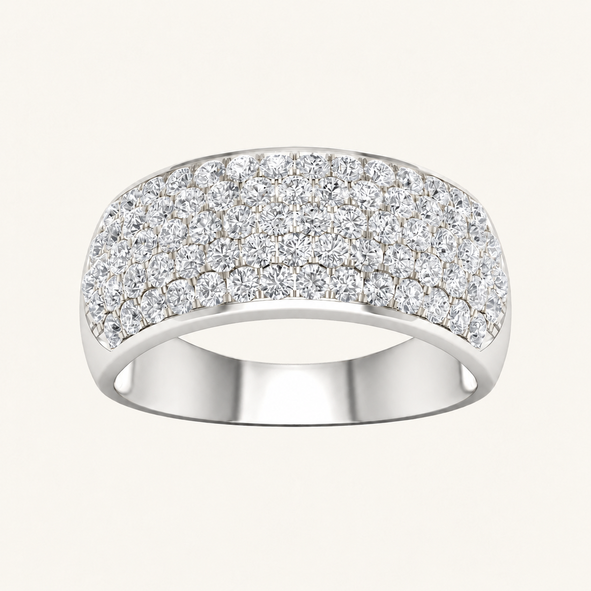 1.00CT Round Cut Lab Grown Diamond Enhancers Band