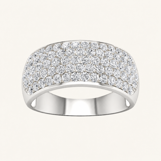 1.00CT Round Cut Lab Grown Diamond Enhancers Band