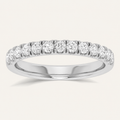 0.50CT Round Cut Lab Grown Diamond Enhance Band