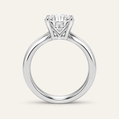 5.00CT Round Cut Lab Grown Diamond Solitaire Ring