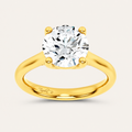 4.00CT Round Cut Lab Grown Diamond Solitaire Ring