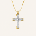 3CT Round Cut Lab Grown Diamond Pendant Necklace