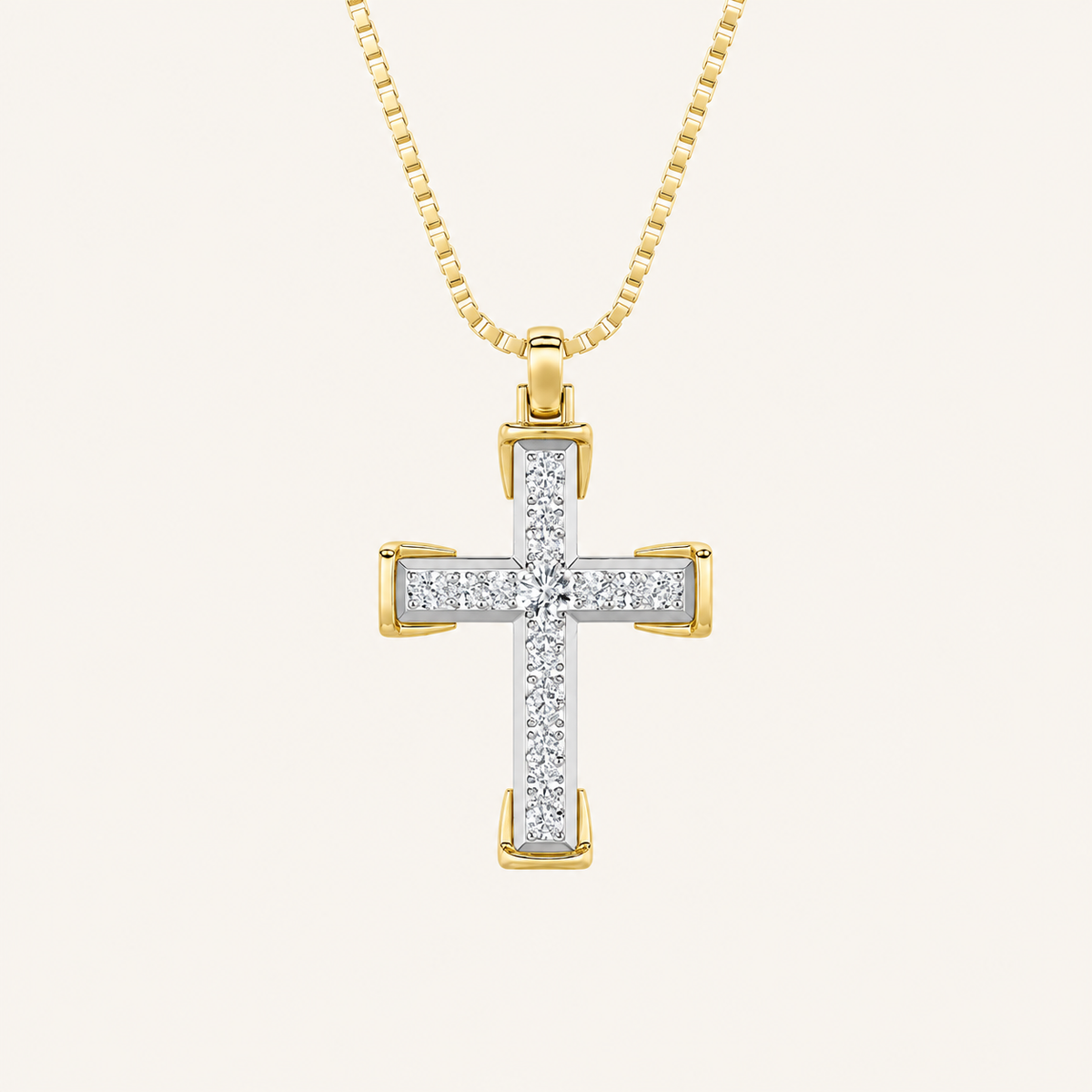 3CT Round Cut Lab Grown Diamond Pendant Necklace