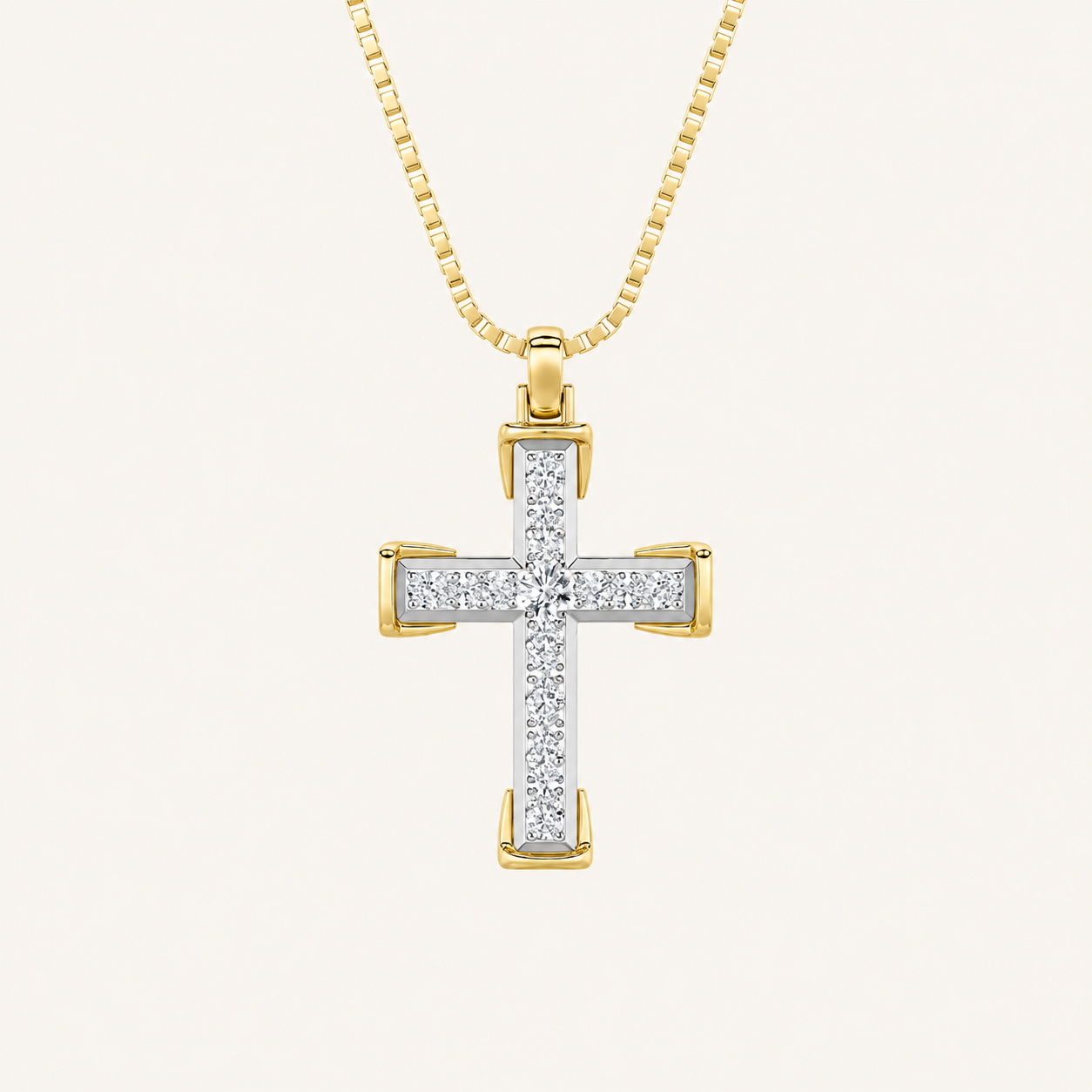 3CT Round Cut Lab Grown Diamond Pendant Necklace