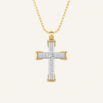 3CT Round Cut Lab Grown Diamond Pendant Necklace