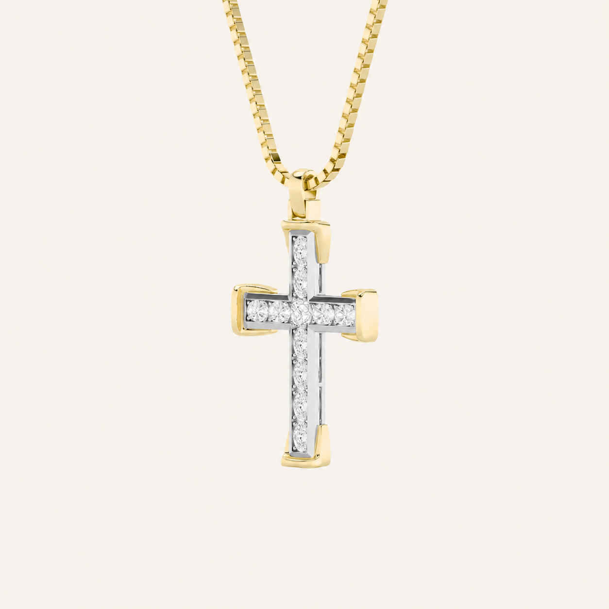 3CT Round Cut Lab Grown Diamond Pendant Necklace