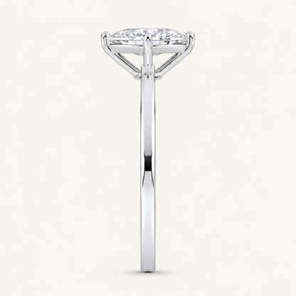 0.50CT Marquise Cut Lab Grown Diamond Solitaire Ring