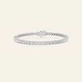 3CT Round Cut Lab Grown Diamond Tennis Bracelet
