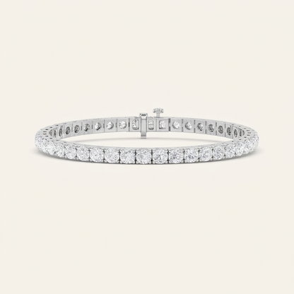 9CT Round Cut Lab Grown Diamond Tennis Bracelet