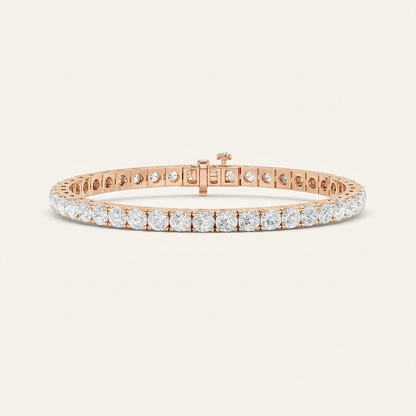 10.25CT Round Cut Lab Grown Diamond Tennis Bracelet