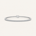 2CT Round Cut Lab Grown Diamond Tennis Braceler