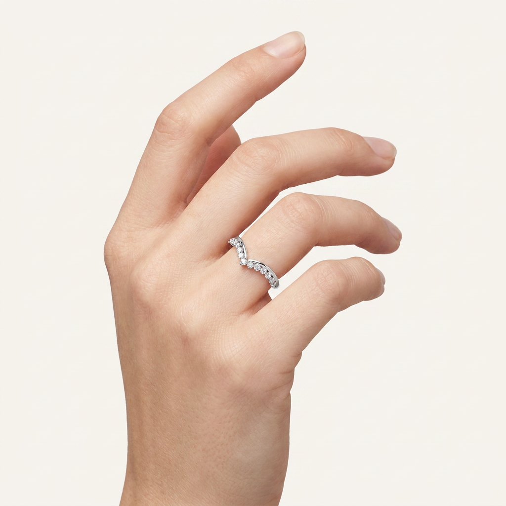 0.25CT Round Certified Lab Grown Diamond Enhancer Band