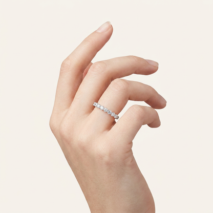0.25CT Round Certified Lab Grown Diamond Band