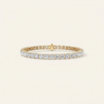 7CT Round Cut Lab Grown Diamond Tennis Bracelet