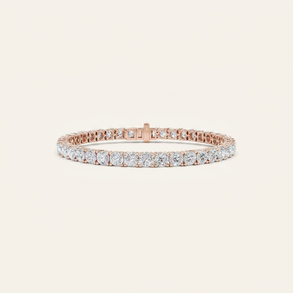 11CT Round Cut Lab Grown Diamond Tennis Bracelet