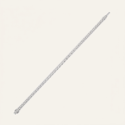 13CT Oval Cut Lab Grown Diamond Tennis Bracelet
