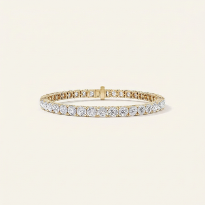 15CT Round Cut Lab Grown Diamond Tennis Bracelet